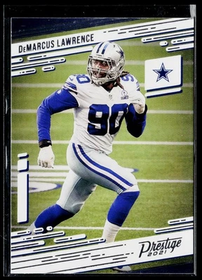 DeMarcus Lawrence 2021 Panini Prestige #12 Dallas Cowboys NFL Card - Image 1 of 2
