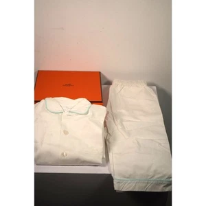 Hermes Kids White Horse Embroidery Shirt & Pajama White w/ Box FREE COA - Picture 1 of 10
