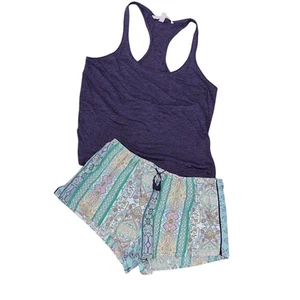 Conjunto corto de pijama sin mangas Victoria's Secret de 2 piezas ropa de salón talla XS - Imagen 1 de 3