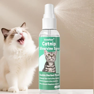 Catnip Spray with Silvervine, 100% Natural Dual-Plant Formula for Cats & Kittens - Image 1 of 4
