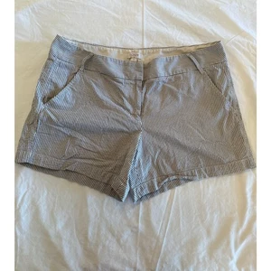 J. Crew Striped Seersucker Size 14 Lightweight Shorts 81616 Cotton - Picture 1 of 6