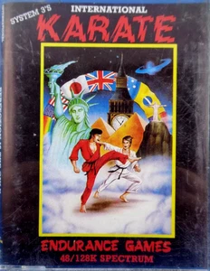 SINCLAIR ZX SPECTRUM -- INTERNATIONAL KARATE (ENDURANCE GAME) - Picture 1 of 3