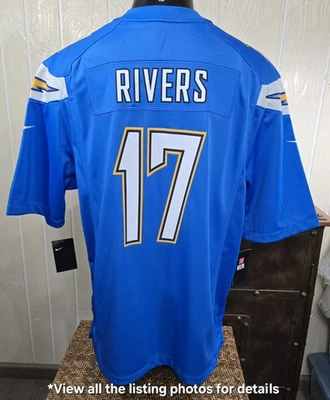 Los Angeles Chargers Philip Rivers #17 Nike On Field Jersey Men’s Size X-Large - Image 1 of 4