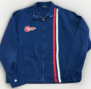 VTG Racing Jacket Full Zip Motorcycle Steady Customs Cherry Bomb Men’s XL USA - Picture 1 of 10