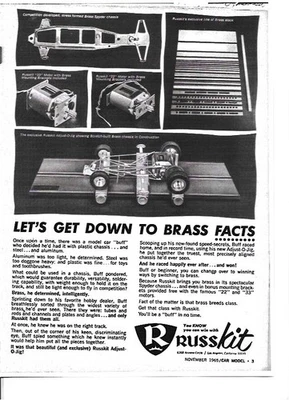 Anuncio vintage era 1960 Russkit Adjust-O-Jig, motor + chasis foto copia Foto 1 de 4