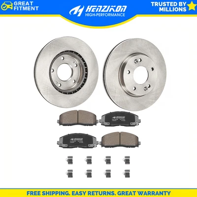 Pastilhas de freio rotores dianteiros para Grand Caravan Journey Pacifica Town & Country C/V - Imagem 1 de 4