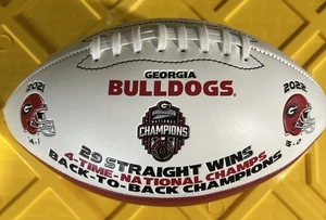 GEORGIA BULLDOGS NCAA LICENCIA CONSECUTIVA CAMPEONES NACIONALES RECUERDO FÚTBOL - Imagen 1 de 3