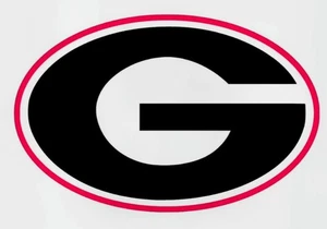 2-PACK GEORGIA BULLDAGS FOOTBALL 4 IN. STICKERS - Picture 1 of 1