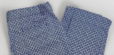 Женские брюки Brook Brothers Natalie Fit Chino размер 10 с синим и белым узором - Изображение 1 из 4