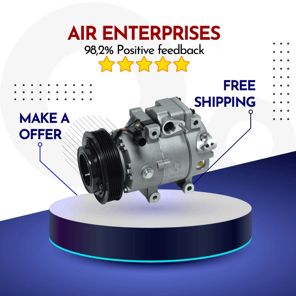Compresor aire acondicionado apto para Kia Magentis 2009-2010, Kia Optima 2009-2010 Foto 1 de 1