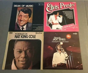 Job Lot 12 Solo Male Vocalists/CROONERS 12" Vinyl LPs MARTIN JONES LOT 3 - Picture 1 of 3
