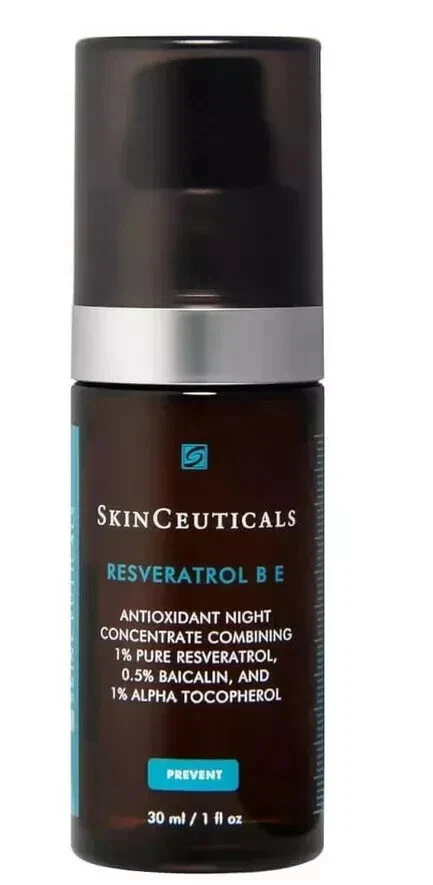 SKINCEUTICALS РЕСВЕРАТРОЛ B E АНТИОКСИДАНТ ночь 1 унц / 30 мл - без коробки - Изображение 1 из 1