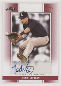 2019 Leaf Perfect Game National Showcase Auto Red /5 Tank Espalin #BA-TE1 Auto