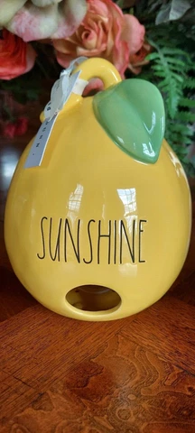 Rae Dunn Lemon Shape Birdhouse SUNSHINE New for 2022! HTF! NWT! Cover