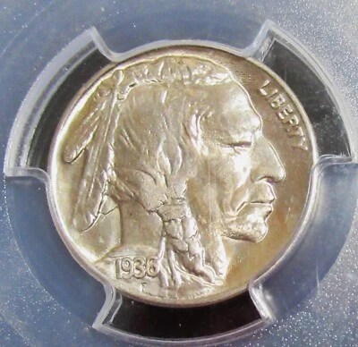 1936-S Buffalo Nickel PCGS MS-67. Beautiful Light Toning - Image 1 of 4