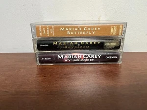 Set of 3 Mariah Carey Cassettes - Butterfly, Daydream & MTV Unplugged - Picture 1 of 4