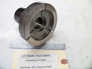 Hardinge 20C lunghezza morta mandrino passo interno lavorabile 3" foro passo Inv#1985 - Foto 1 di 2