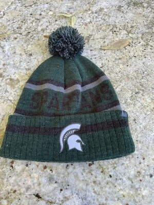 NWOT Michigan State Spartans HAT BEANIE OSFA Top Of The World Football Running - Image 1 of 4