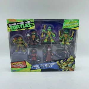 Teenage Mutant Ninja Turtles TMNT Rooftop Ruckus Battle Pack 2 Mini Figures - Picture 1 of 6