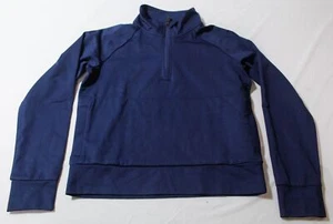 We Wander Boy's The Scuba Quarter Zip Pullover CG2 Navy Blue Medium NWT - Picture 1 of 3