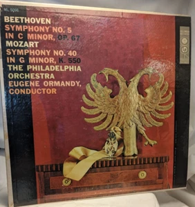 Beethoven/ Mozart Eugene Ormandy Symphony # 5 In C Minor 1956 Columbia ML 5098 - Picture 1 of 8