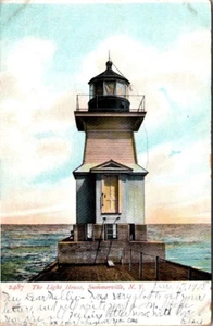 Summerville, New York, Light House, St. Lawrence River, Postkarte, 1908 #1269 - Bild 1 von 2