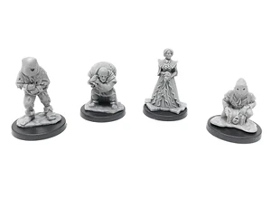 NPC Set Dungeons and Dragons Miniatures DnD Minis 28mm fantasy unpainted lot - Picture 1 of 1