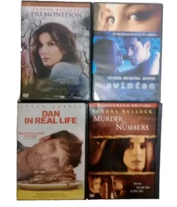 DVD Lot 4 Movies, Premonition, Swimfan, Murder By Numbers, Dan, Ex. Cond. Lot 2 - Picture 1 of 2