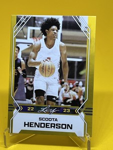 2022 Leaf Scoota Henderson Card #B-2