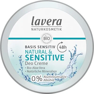 NATURAL & SENSITIVE Sensitive Cream Deodorant - Organic Aloe Vera and... - Image 1 of 4