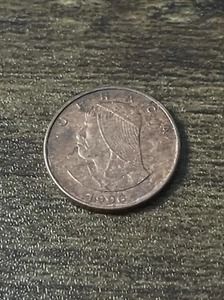 Panama 1 CENTESIMO 1996 URRACA ZINC World Currency Panamanian Actual Coin TK5825 - Picture 1 of 3