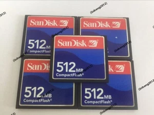 5PCS 512MB Sandisk Compact Flash Card 512MB CF Memory card SDCFJ/SDCFB - Picture 1 of 3