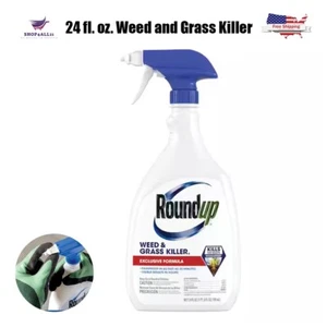 NEW Roundup 24 oz. Ready-to-Use Kills Tough Weeds and Grasses to The Root - Picture 1 of 12