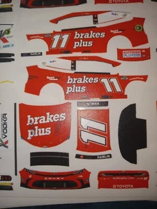 Denny Hamlin Bremsen Plus #11 2024 1/64 Peel & Stick Aufkleber - Bild 1 von 1