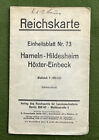 Reichskarte Einheitsblatt 73 (1922): HAMELN - HILDESHEIM - HÖXTER - EINBECK