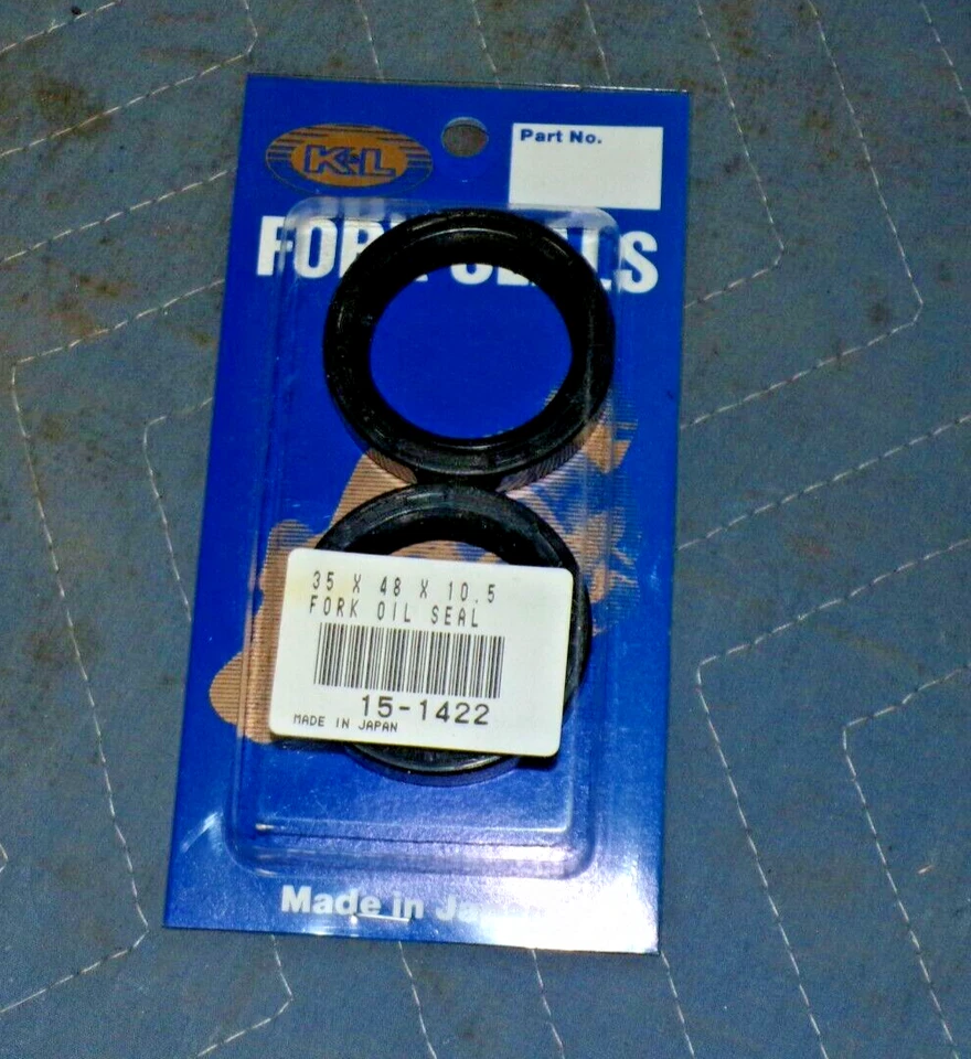 KAWASAKI H1 500 NOVAS VEDAÇÕES DE GARFO K&L FABRICADAS NO JAPÃO H1B 1972 - Imagem 1 de 1