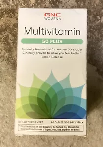 GNC Women's Multivitamin 50 Plus - 60 Capsules - Exp 8/25 - Picture 1 of 2