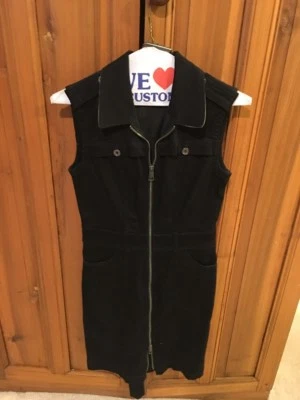 Authentic Burberry Brit Sleeveless Black Trench Belted Dress US Sz 6 #1 - Image 1 of 4