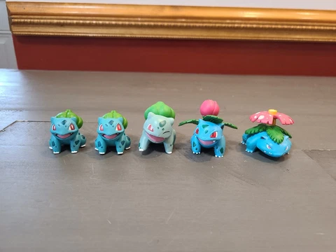 Pokemon TOMY Lot Of 5 Bulbasaur Ivysaur Venusaur Figures Nintendo Cover