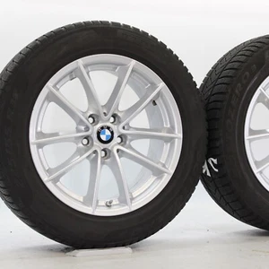 Ruedas de invierno originales 17 pulgadas BMW 5er G30 G31 618 radios V 5,5 mm RDC RFT Pirelli - Imagen 1 de 9