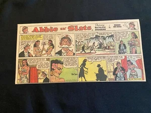 #12 ABBIE AN' SLATS Lot of 9 Sunday Third Page Comic Strips 1962 - Bild 1 von 9