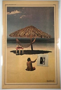 Álbum vintage original de 1973 de Cat Stevens Foreigner anuncio - Imagen 1 de 1
