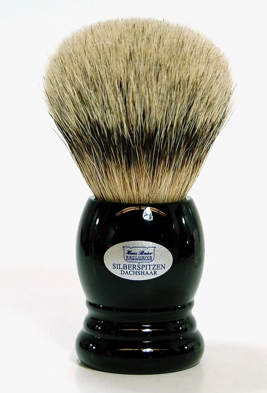 Hans Baier Pennello da Barba Tasso Punte D'Argento Alta Qualità 26mm Extra Groß - Immagine 1 di 1