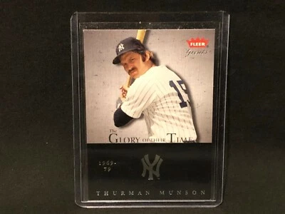 2004 Fleer Greats Thurman Munson Glory of Their Time #d /1977 - Image 1 of 2