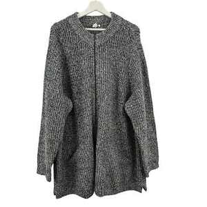 J. Jill Women’s Cotton Wool Zip Up Sweater Size 3X - Picture 1 of 5