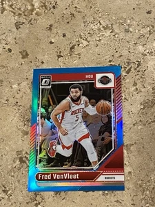 #’d/225 - FRED VANVLEET 2024-25 Donruss OPTIC AQUA Prizm Rockets PWE - Imagen 1 de 2