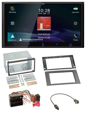 JVC USB Bluetooth 2DIN DAB MP3 Autoradio für Ford C-Max Galaxy S-Max 03-07 anthr - Bild 1 von 4