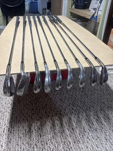 PLAY BIG Damen Golfschläger G-100 Eisen Set 9 Schläger NEU 3-P & Wedge, Lammfell Griffe - Bild 1 von 12