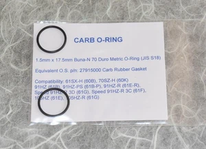 OS Engines Carb O-Ring 105HZ-R 27915000 (2) NEW OEM Equivalent Replacement - Picture 1 of 1