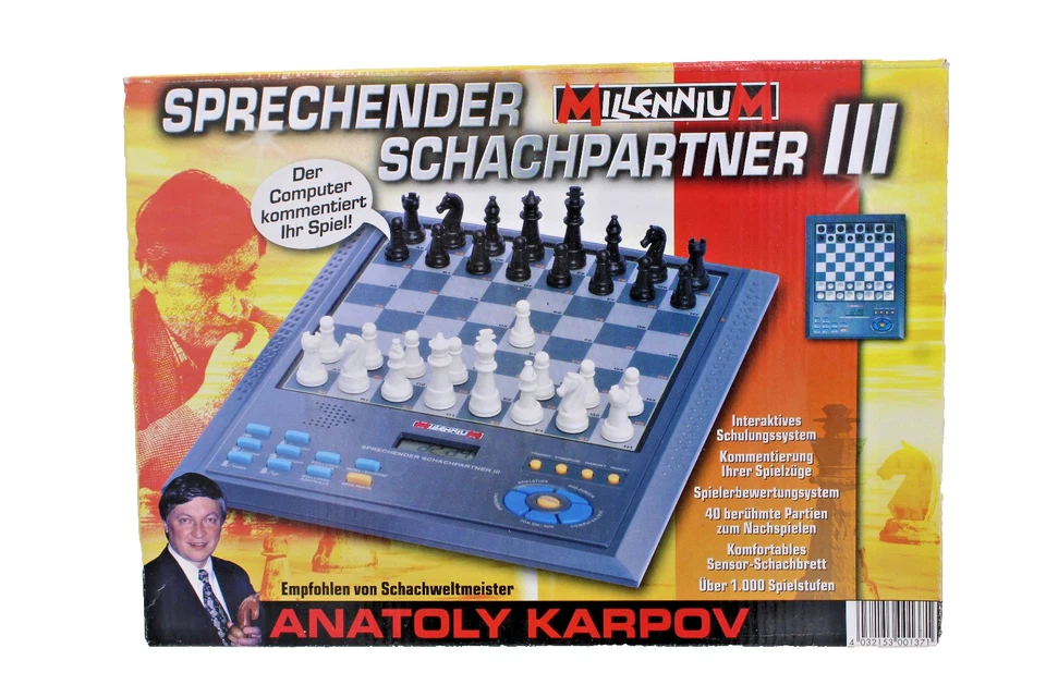 Sprechender Schachpartner 3 | Schachcomputer | Schach lernen | viele Stufen - Bild 1 von 4